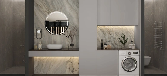 Custom Modern Bathroom Cabinet Design