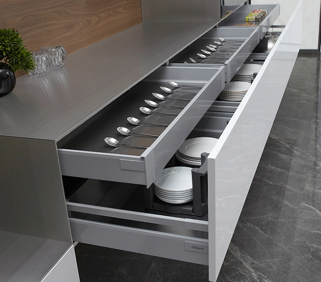 custom stainless steel cabinets