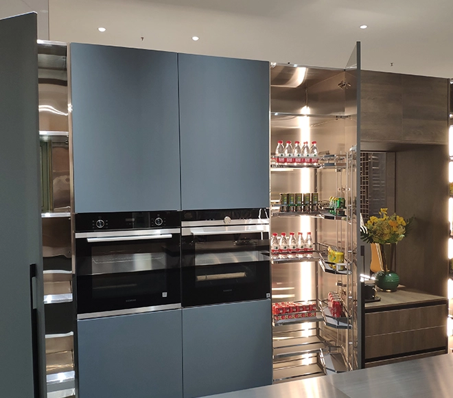 stainless steel kitchen wall units