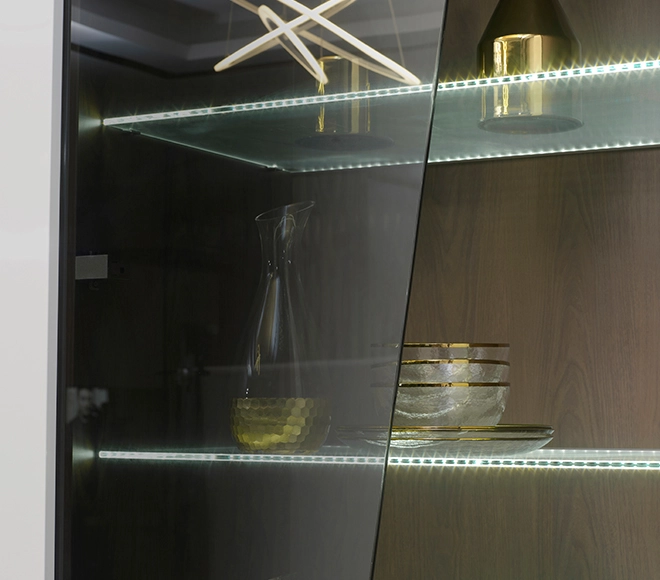 baineng modern gloss white kitchen cabinets

