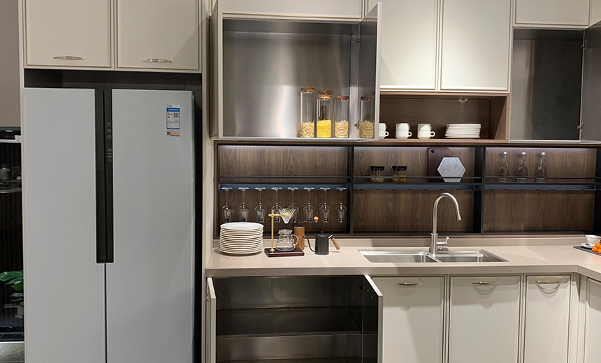 stainless steel kitchen wall cabinets