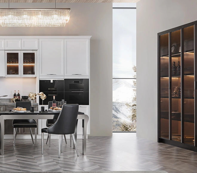 modern stainless steel kitchen cabinets