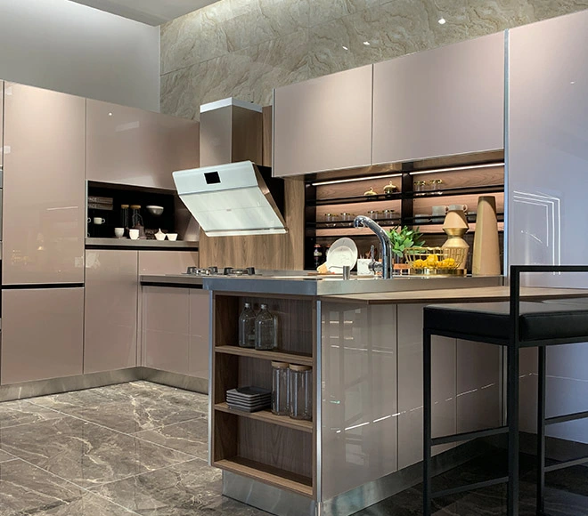 modern kitchen cabinets grey