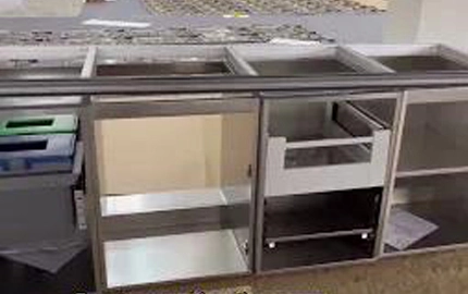 Assemble Stainless Steel Kitchen Cabinet