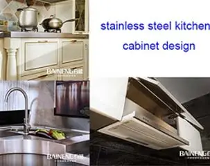 How Do You Design Stainless Steel Kitchen Cabinets More Practical
