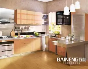 Baineng Stainless Steel Kitchen Cabinet Allows You Feel Different Kitchen Lifes