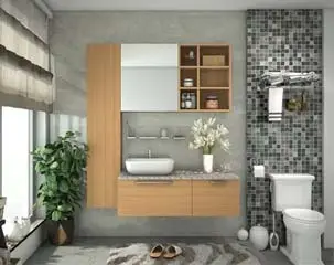 Stainless Steel Home High-End Custom Bathroom Cabinets Make Life More Colorful!