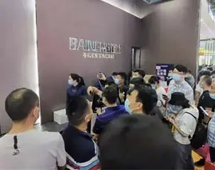 The First Day At Guangzhou Custom Home Furnishing Exhibition, Baineng New Series Cabinets Ignited The Crowd!