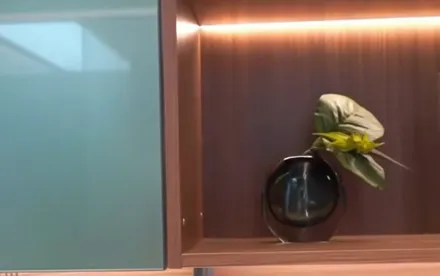 Stainless steel cabinets suitable for large villa-style apartments